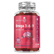 Flacon de gommes Omega 3-6-9 pour enfants Maxmedix, 120 gummies