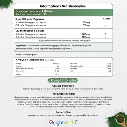 Informations nutritionnelles