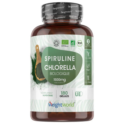 Spiruline et chlorella Bio