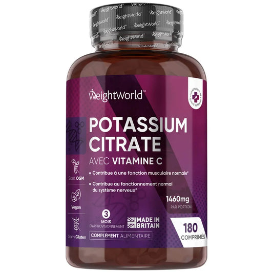 Citrate de potassium en comprimés