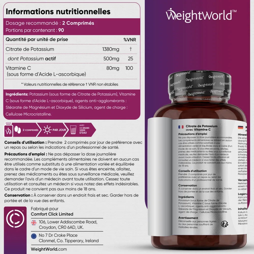 Informations nutritionnelles