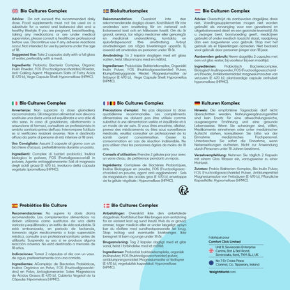 Notice multilingue : avis, recommandations et informations sur probiotiques