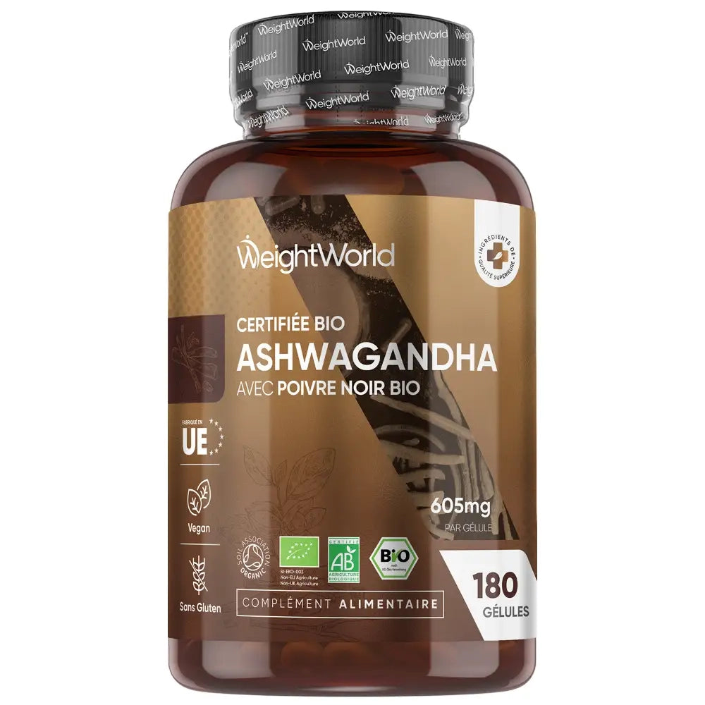 Ashwagandha Bio avec Poivre noir