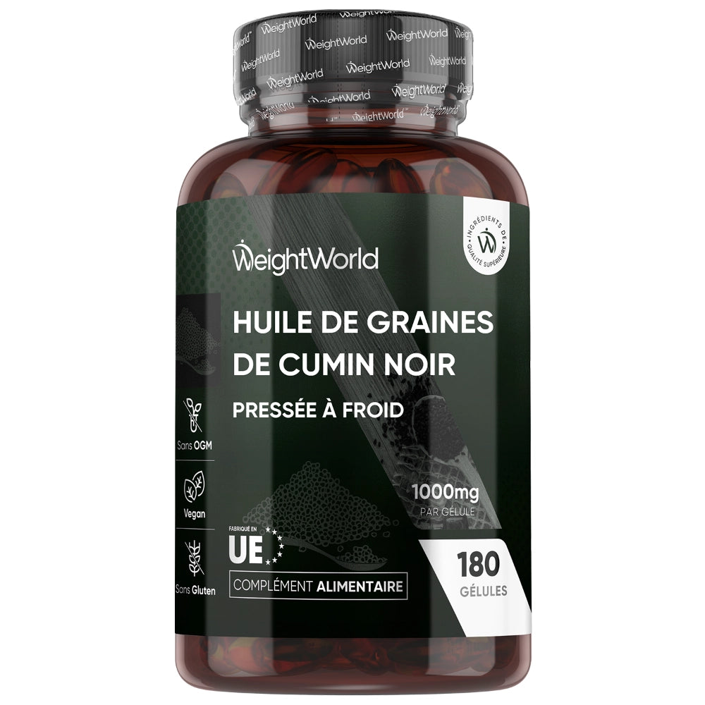 Huile de Graines de Cumin Noir pressée à froid