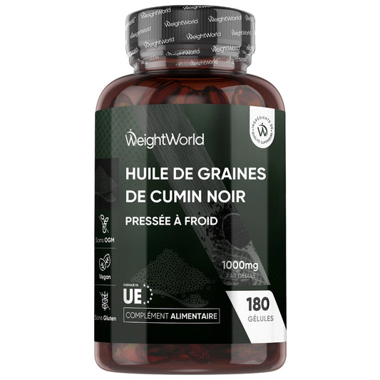Huile de Graines de Cumin Noir pressée à froid