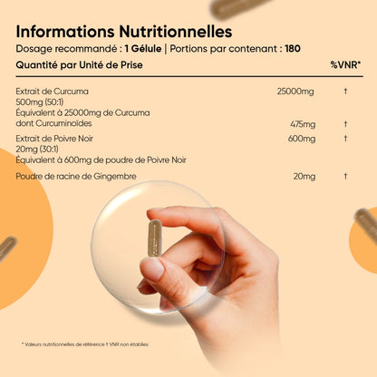 Flacon WeightWorld avec informations nutritionnelles sur l’étiquette