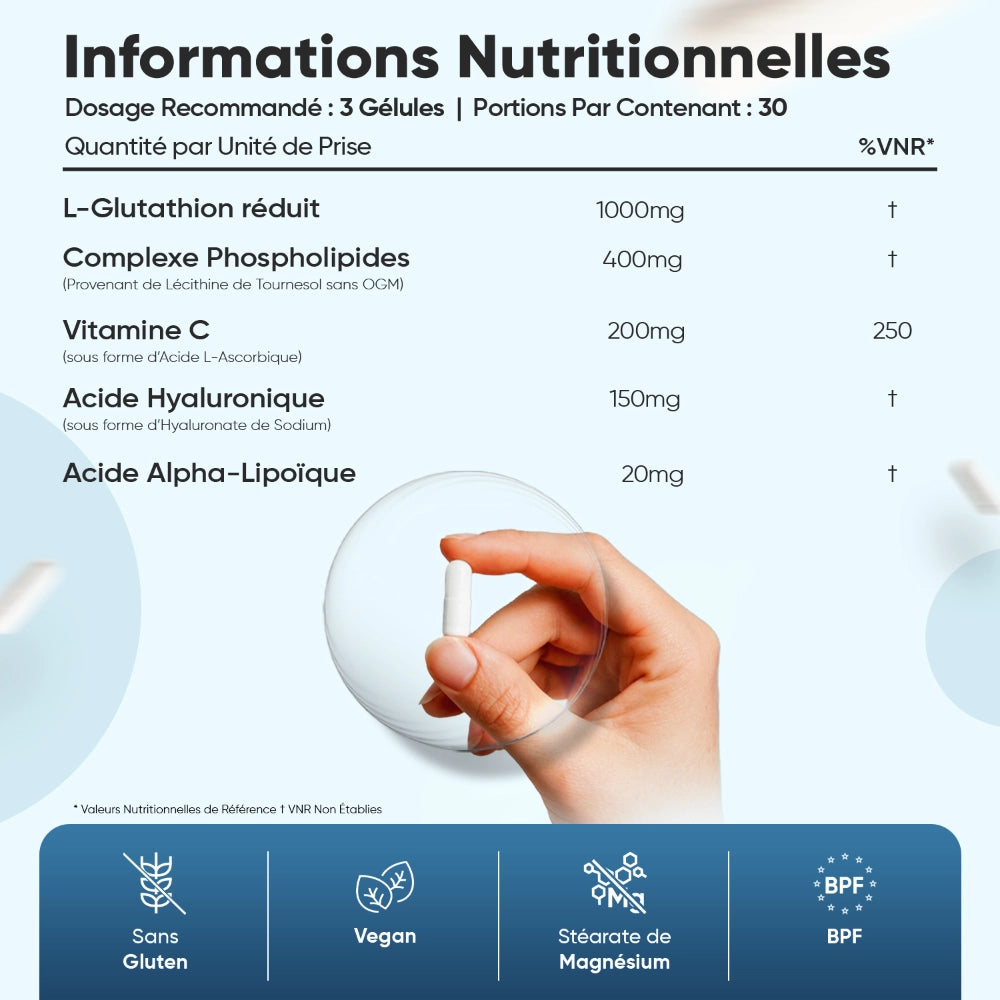 L-Glutathion Liposomal Absorption Optimise | WeightWorld L-Glutathion Liposomal Absorption Optimise | WeightWorld