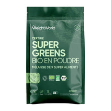 Sachet de poudre de super-aliments verts bio WeightWorld, 200 g