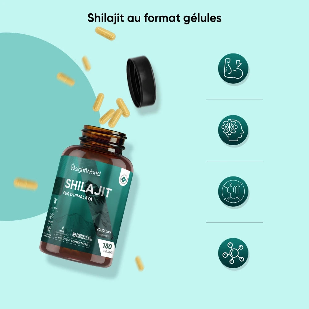 Shilajit Pur de l'Himalaya