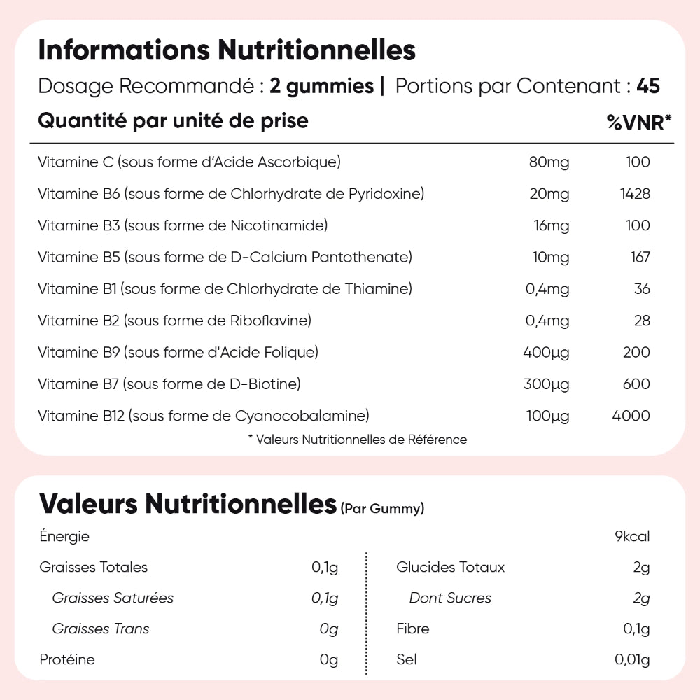 Vitamine B Complex Gummies