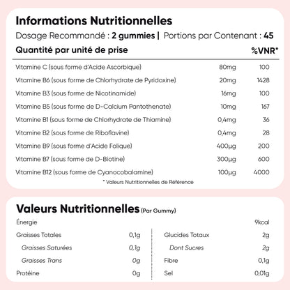 Vitamine B Complex Gummies