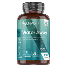 Bouteille de complément alimentaire WeightWorld avec étiquette bleue et gélules.