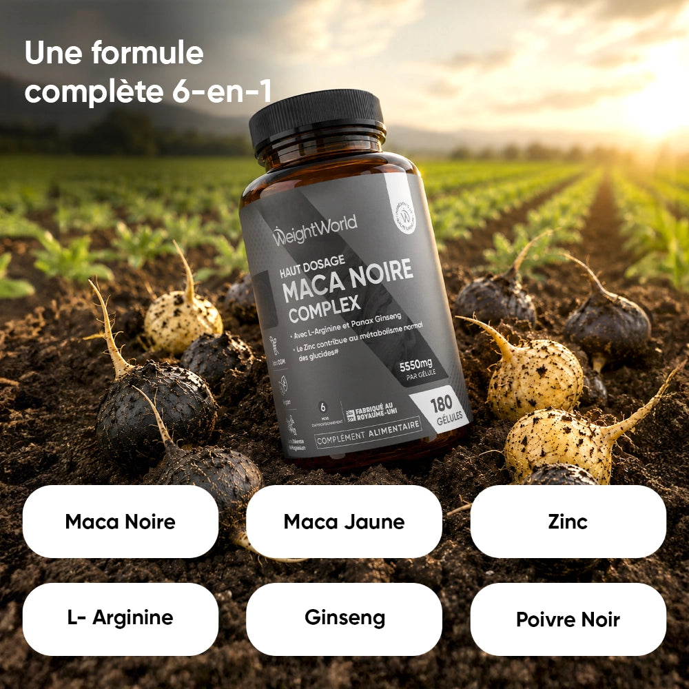 Racine de Maca Noire 5550mg