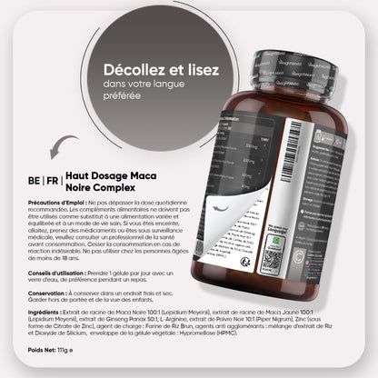 Racine de Maca Noire 5550mg