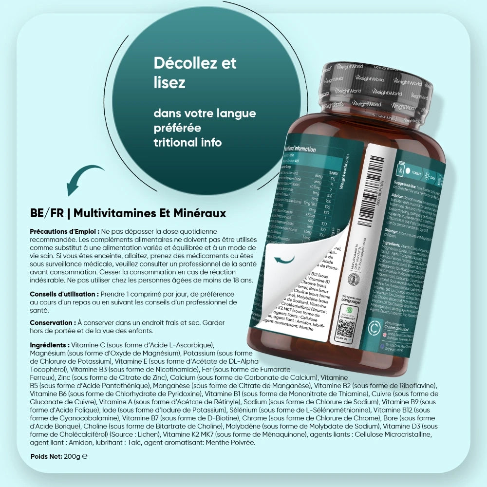 Multivitamines et Minéraux