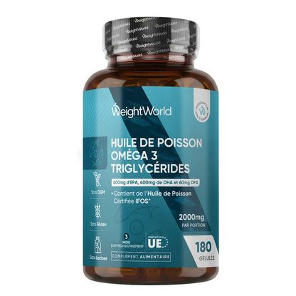 Huile de Poisson Oméga-3 Triglycérides