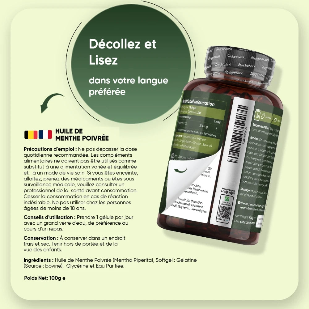 Huile de Menthe Poivrée