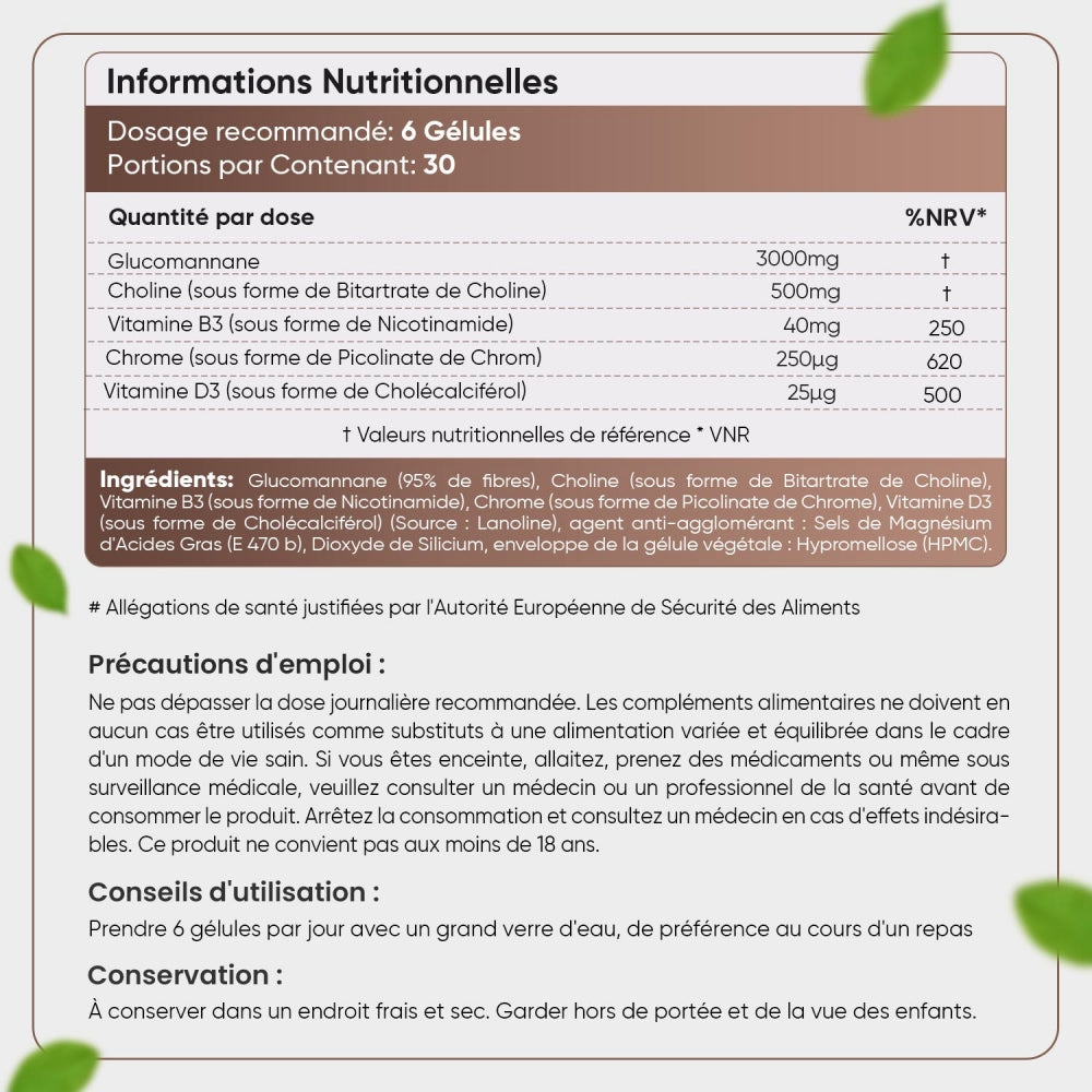 Informations nutritionnelles